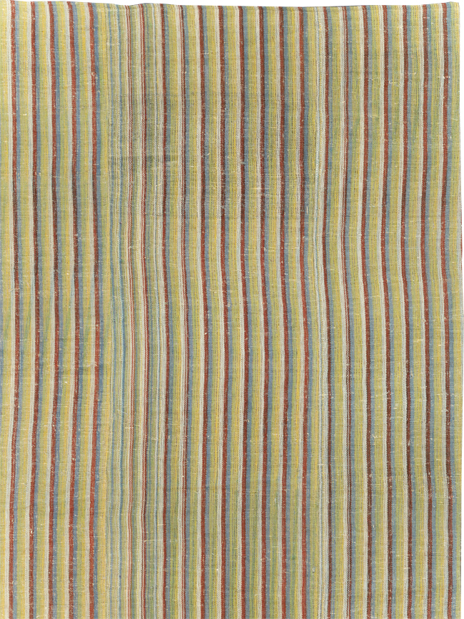 Vintage Turkish Flatweave Kilim Room Size Carpet, No.31309 - Gsblank