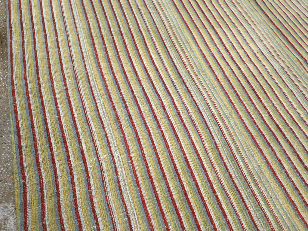 Vintage Turkish Flatweave Kilim Room Size Carpet, No.31309 - Gsblank