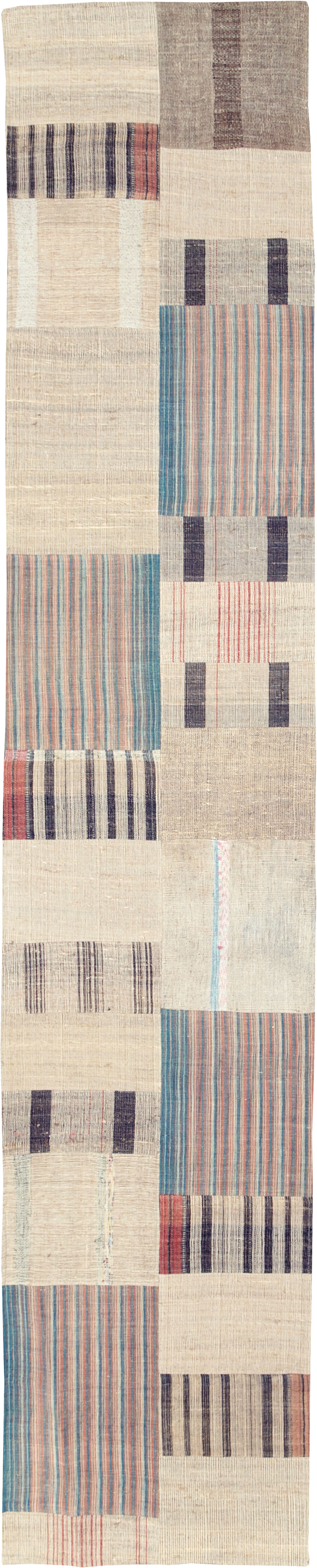 Vintage Turkish Flatweave Runner, No.31310 - Gsblank