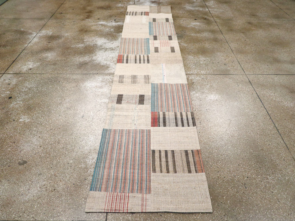 Vintage Turkish Flatweave Runner, No.31310 - Gsblank