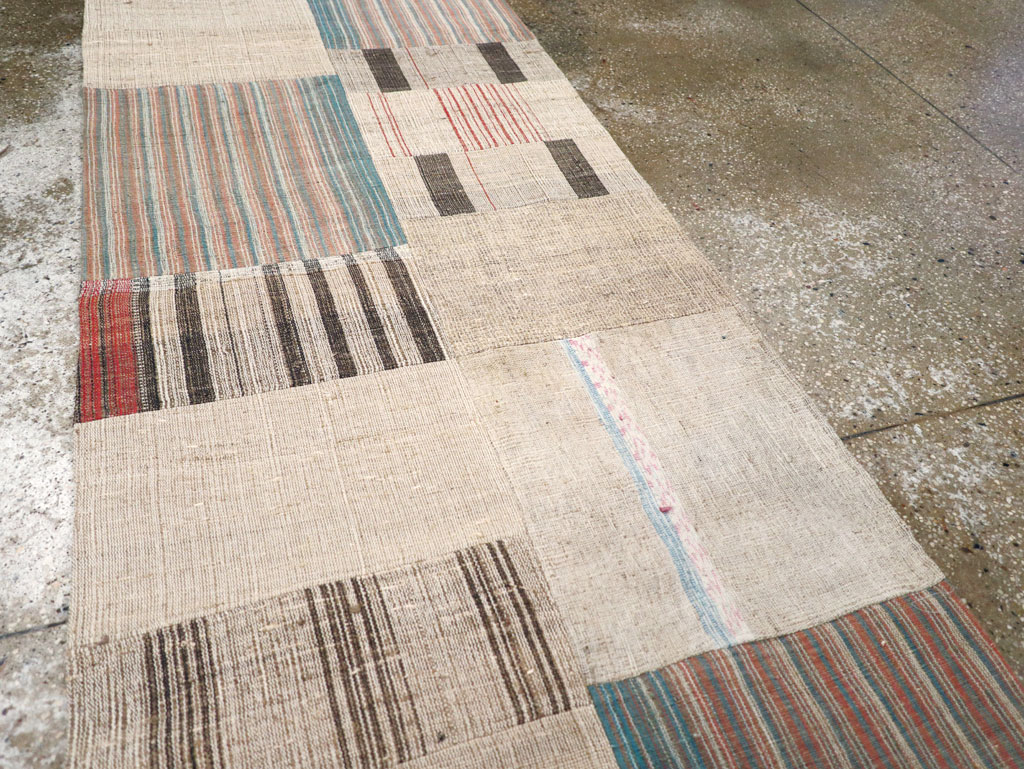 Vintage Turkish Flatweave Runner, No.31310 - Gsblank