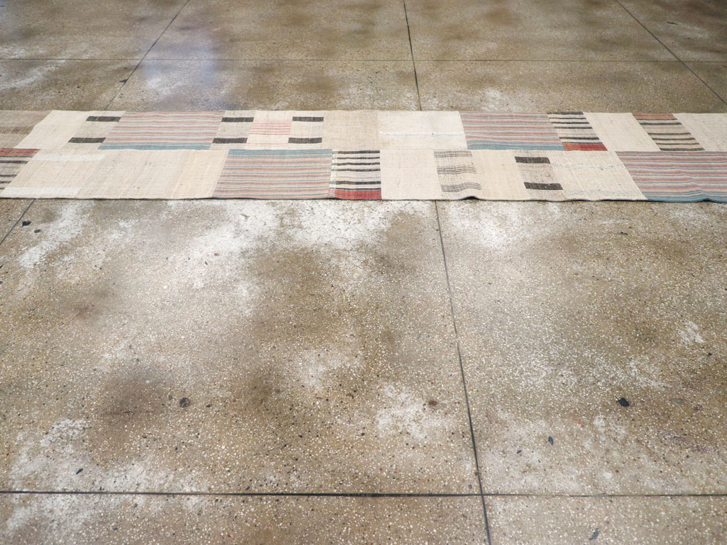 Vintage Turkish Flatweave Runner, No.31310 - Gsblank