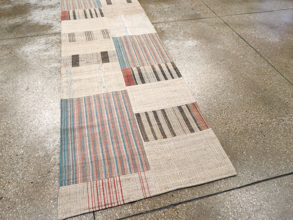 Vintage Turkish Flatweave Runner, No.31310 - Gsblank