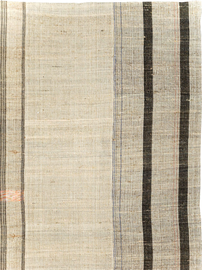 Vintage Turkish Flatweave Kilim Room Size Carpet, No.31313 - Gsblank