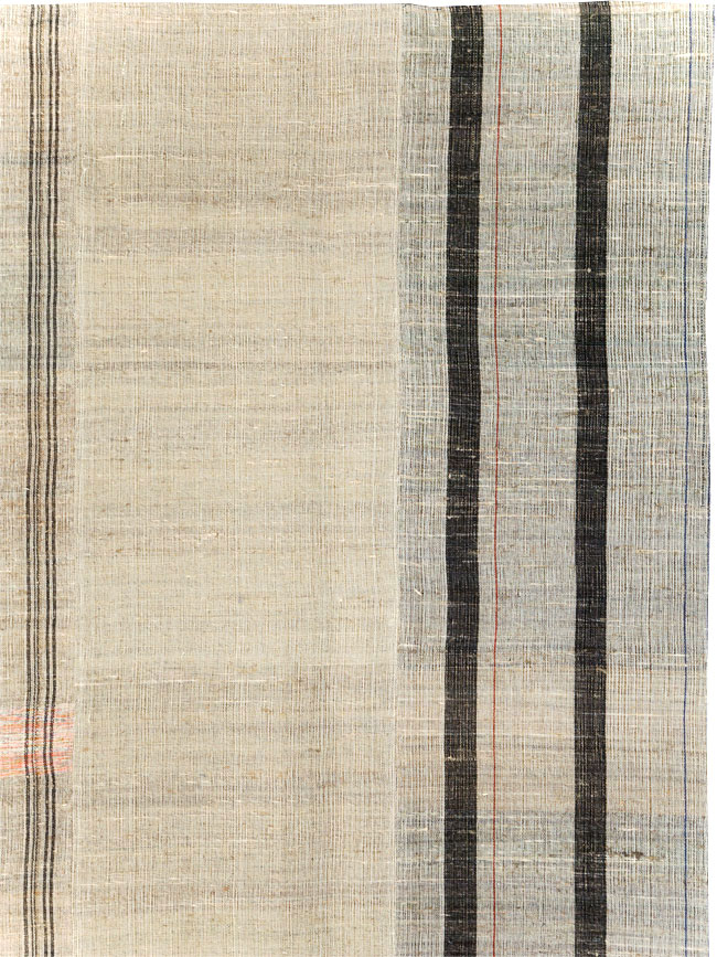 Vintage Turkish Flatweave Kilim Room Size Carpet, No.31313 - Gsblank