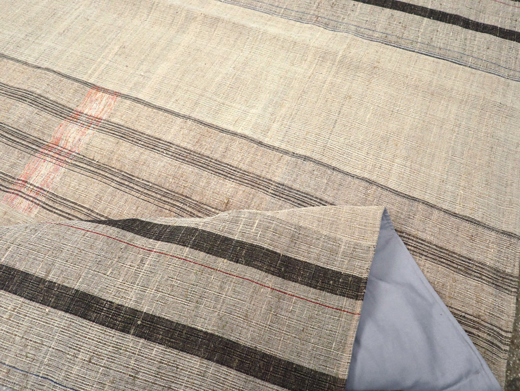 Vintage Turkish Flatweave Kilim Room Size Carpet, No.31313 - Gsblank