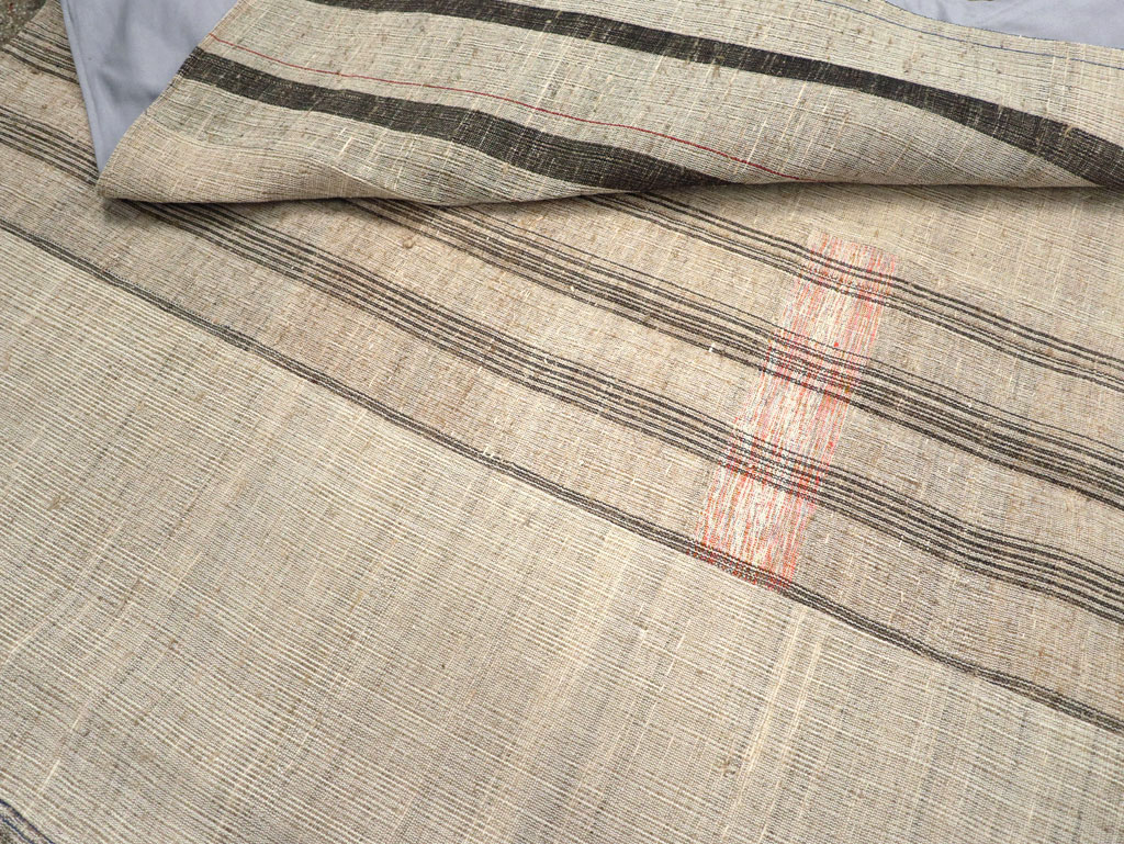 Vintage Turkish Flatweave Kilim Room Size Carpet, No.31313 - Gsblank