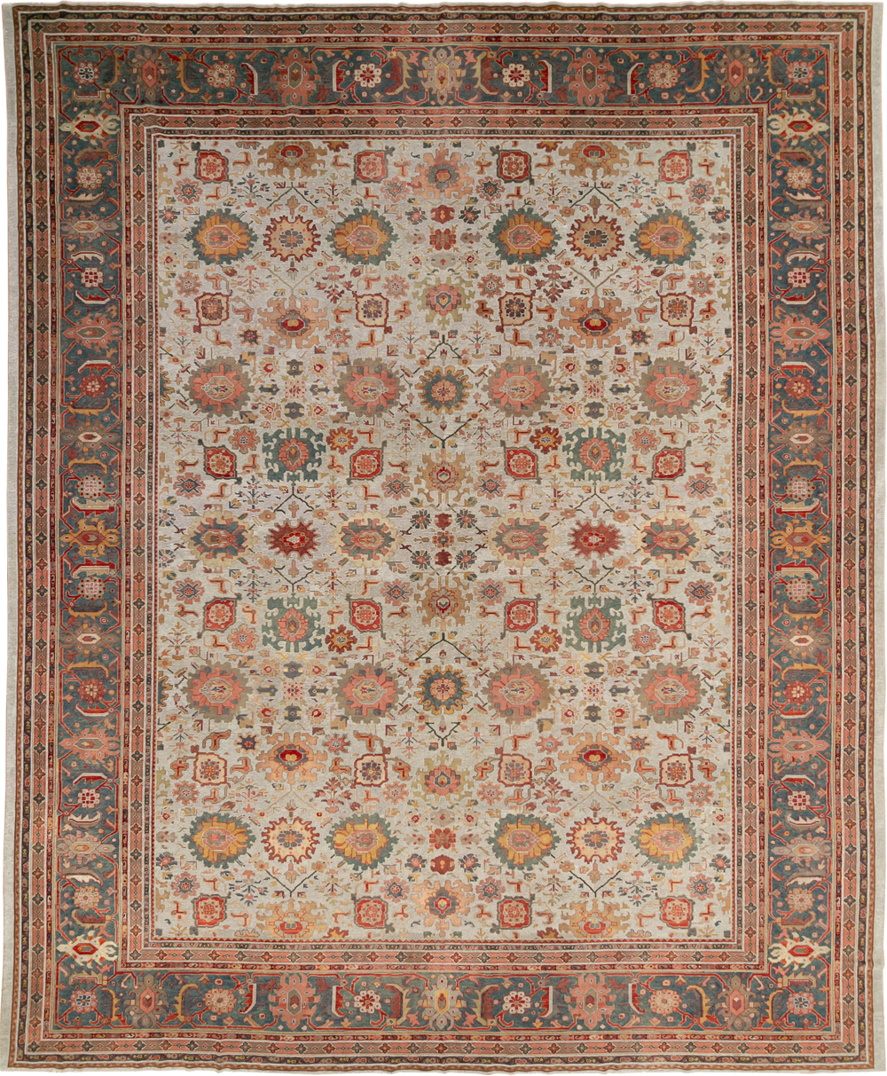 Antique European Mahal Oversize Carpet, No.31326 - Gsblank
