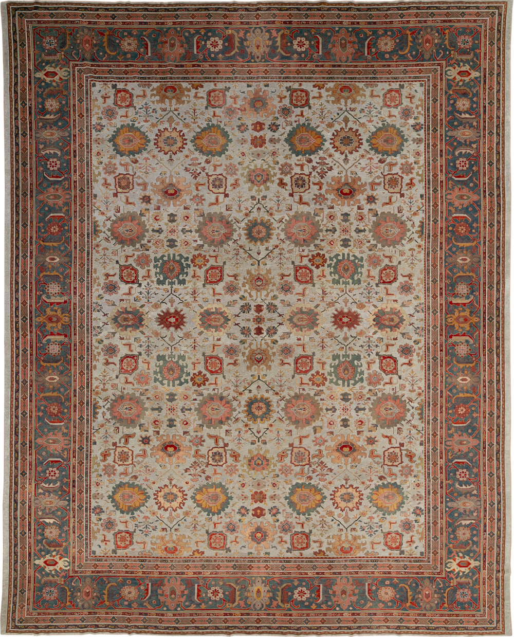 Antique Persian Mahal Oversize Carpet, No.31326 - Gsblank