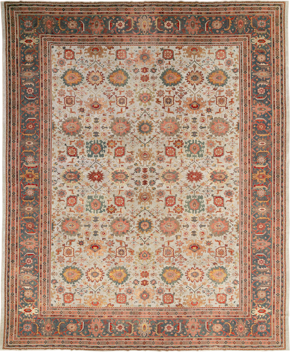 Antique European Mahal Oversize Carpet, No.31326 - Gsblank