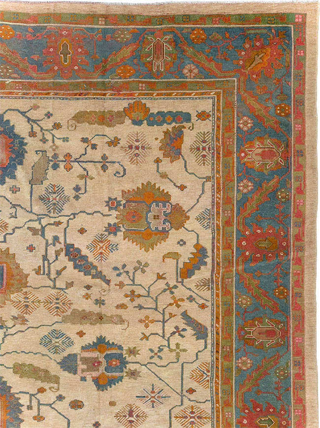 Antique Turkish Oushak Oversize Carpet, No.31328 - Gsblank