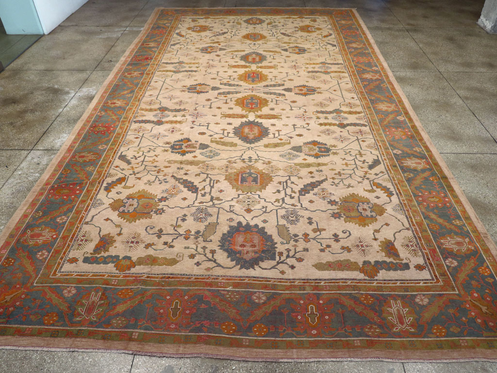 Antique Turkish Oushak Oversize Carpet, No.31328 - Gsblank