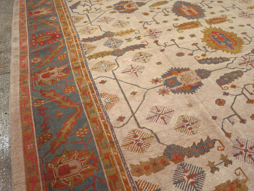 Antique Turkish Oushak Oversize Carpet, No.31328 - Gsblank