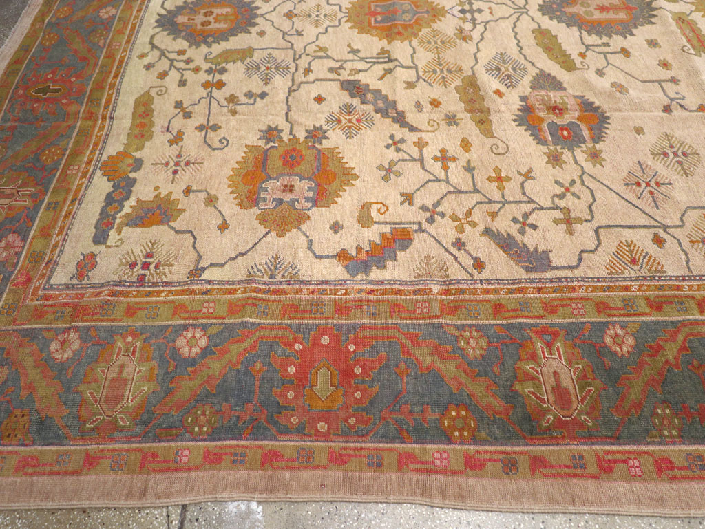 Antique Turkish Oushak Oversize Carpet, No.31328 - Gsblank