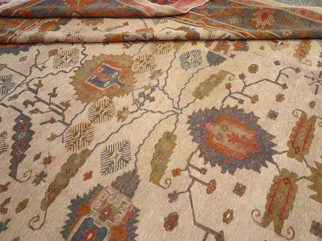 Antique Turkish Oushak Oversize Carpet, No.31328 - Gsblank