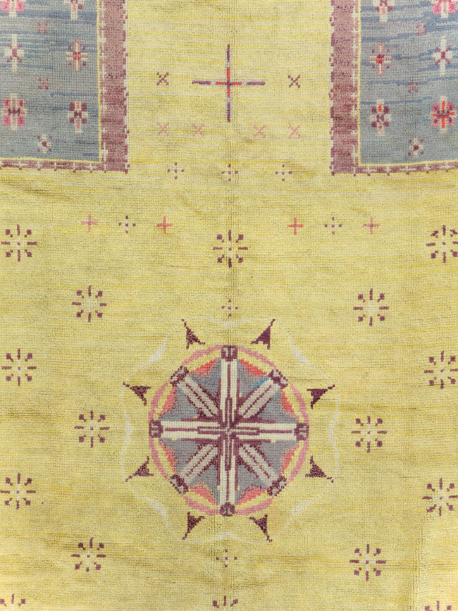 Vintage European Art Deco Long and Narrow Carpet, No.31337 - Gsblank