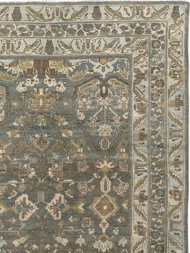 Antique Persian Malayer Wide Gallery Runner, No.31341 - Gsblank