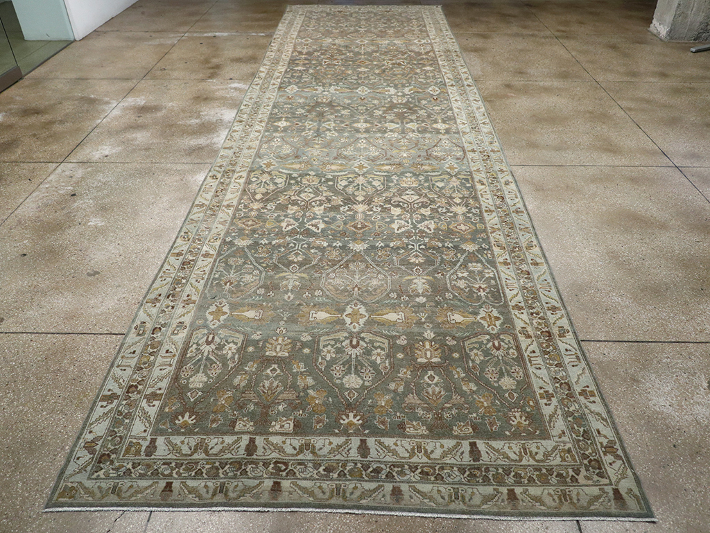 Antique Persian Malayer Wide Gallery Runner, No.31341 - Gsblank