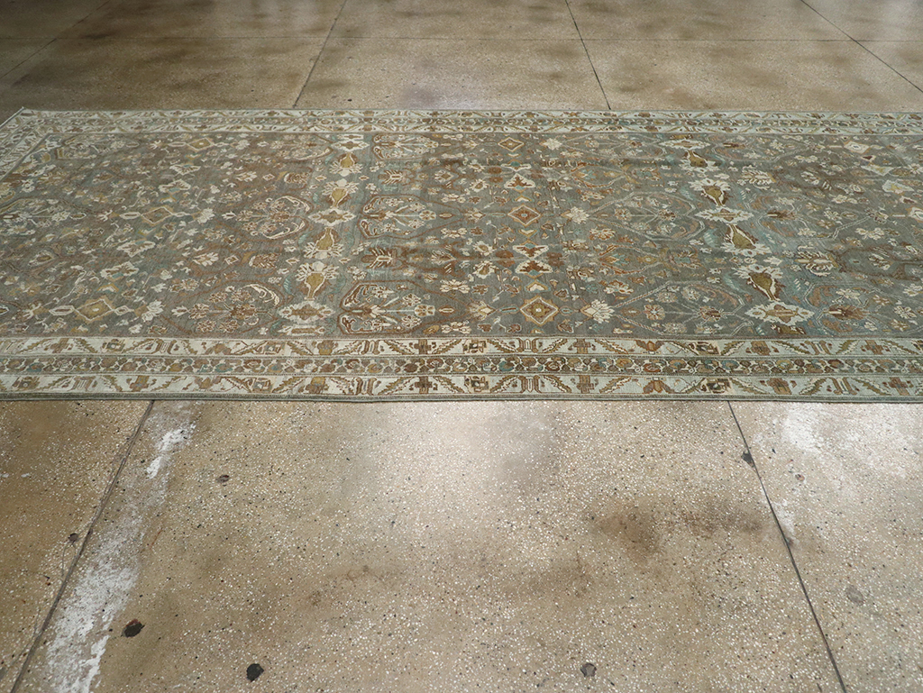 Antique Persian Malayer Wide Gallery Runner, No.31341 - Gsblank