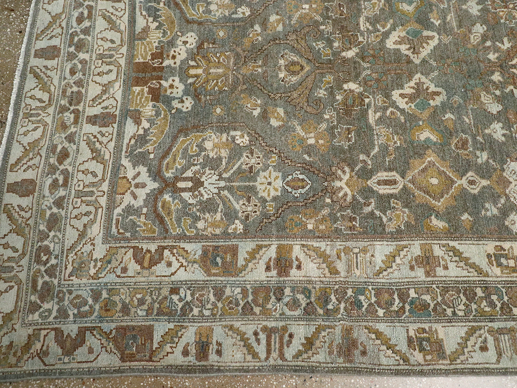 Antique Persian Malayer Wide Gallery Runner, No.31341 - Gsblank