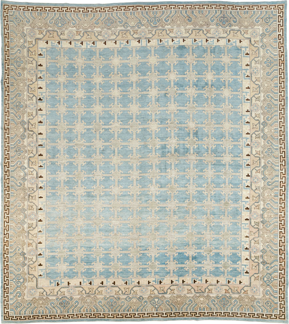Modern East Turkestan Khotan Large Room Size Carpet, No.31342 - Gsblank