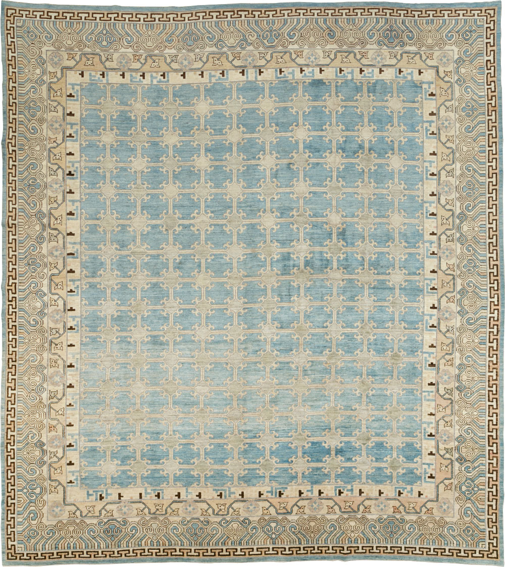 Modern East Turkestan Khotan Large Room Size Carpet, No.31342 - Gsblank