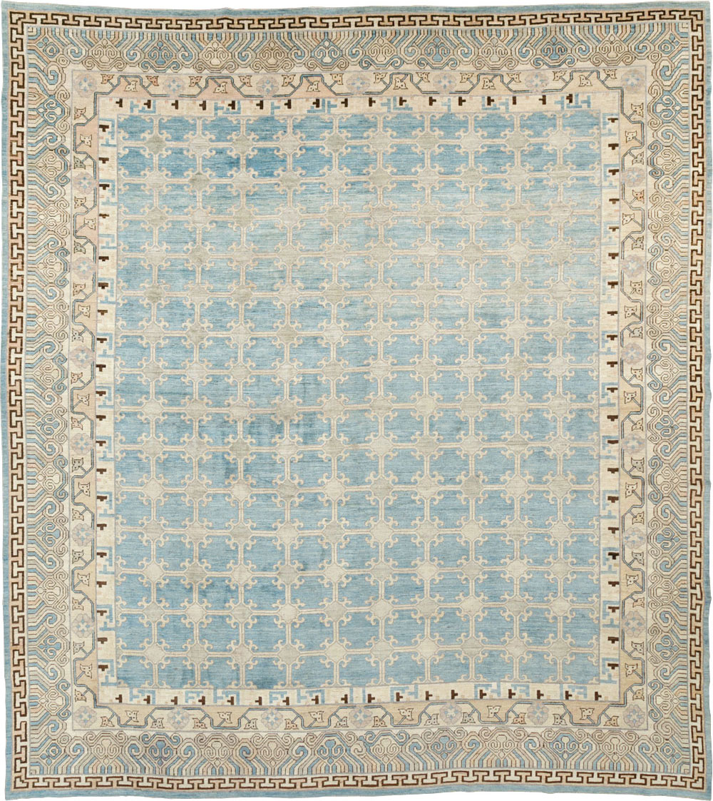 Modern East Turkestan Khotan Large Room Size Carpet, No.31342 - Gsblank
