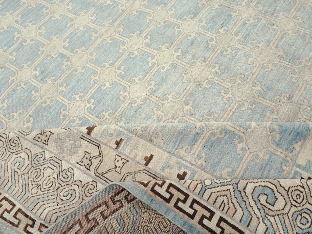 Modern East Turkestan Khotan Large Room Size Carpet, No.31342 - Gsblank