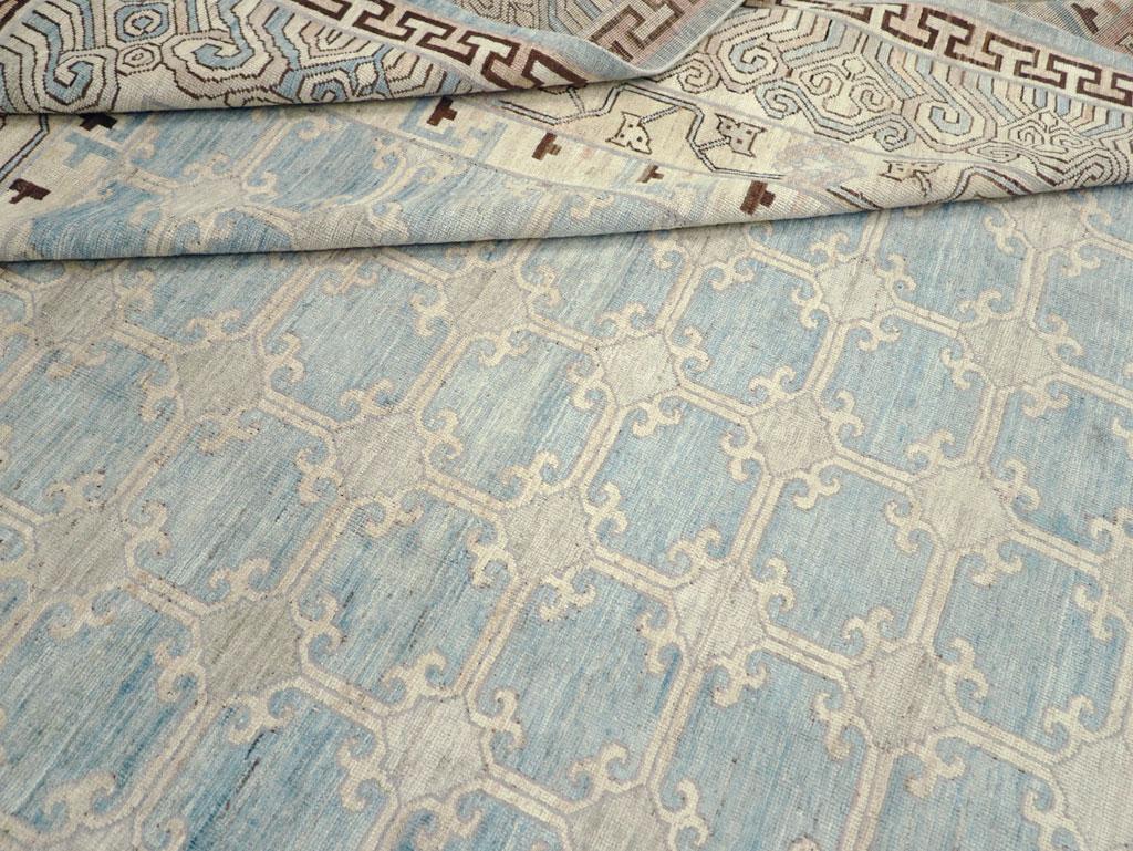 Modern East Turkestan Khotan Large Room Size Carpet, No.31342 - Gsblank