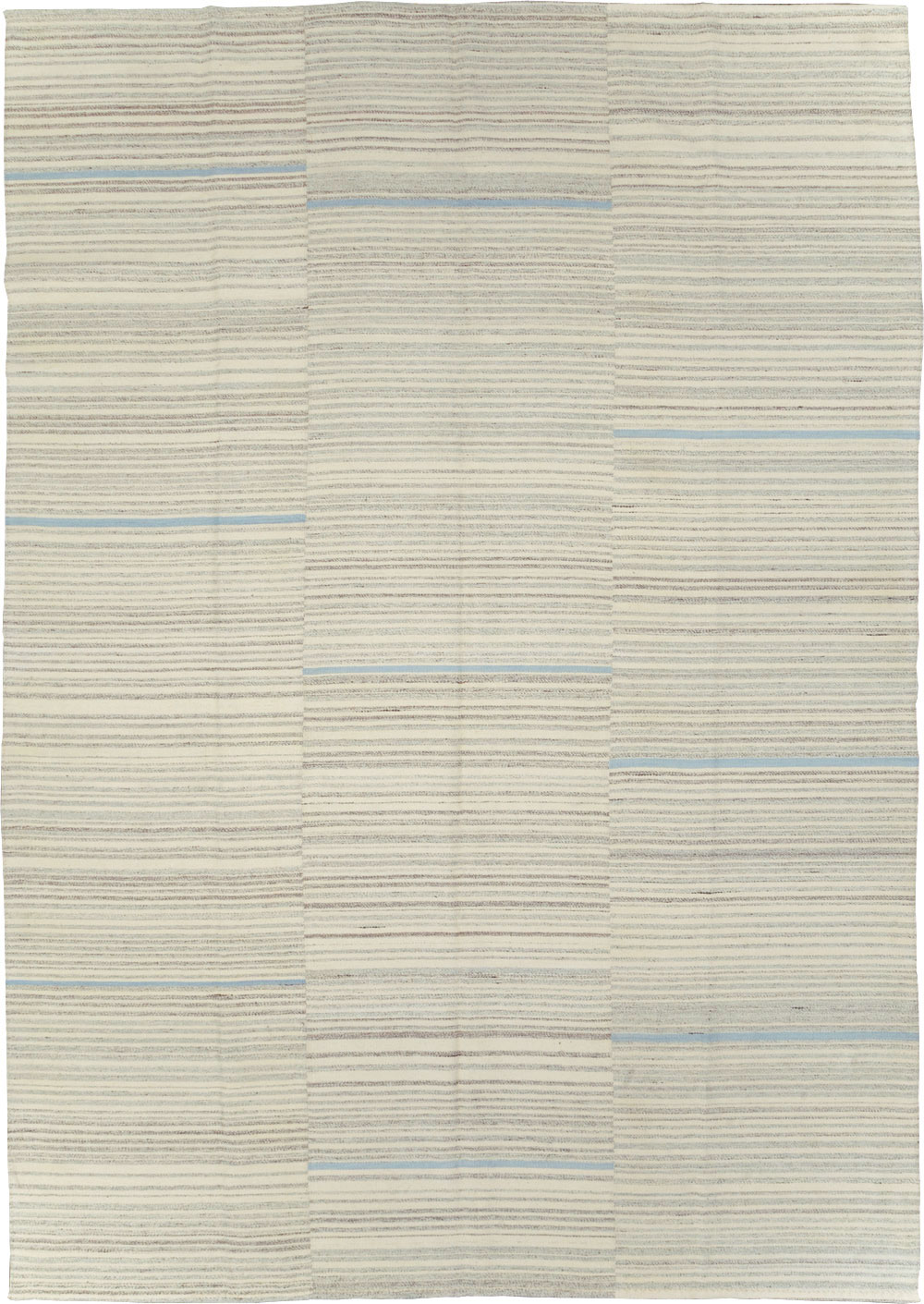 Contemporary Turkish Flatweave Kilim Room Size Carpet, No.31355 - Gsblank