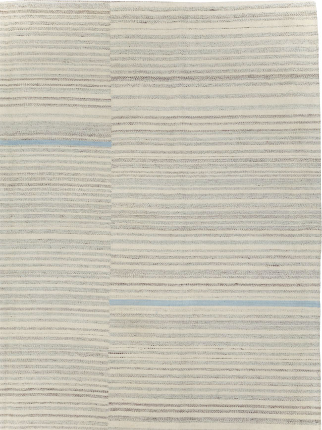 Contemporary Turkish Flatweave Kilim Room Size Carpet, No.31355 - Gsblank