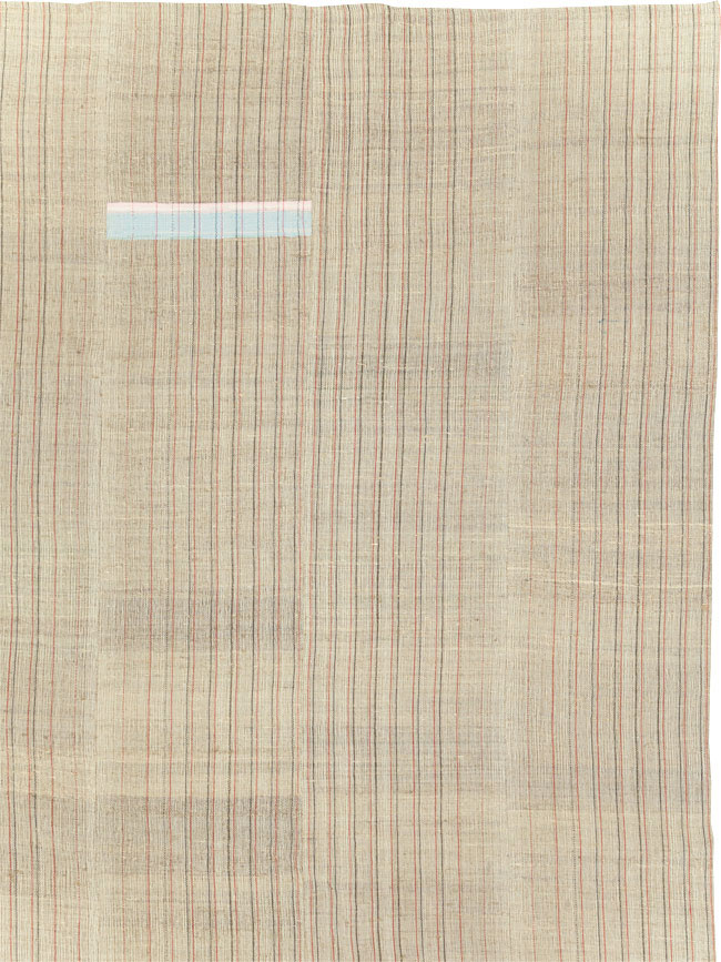 Modern Turkish Flatweave Large Room Size Carpet, No.31357 - Gsblank