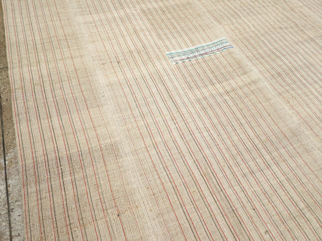 Modern Turkish Flatweave Large Room Size Carpet, No.31357 - Gsblank