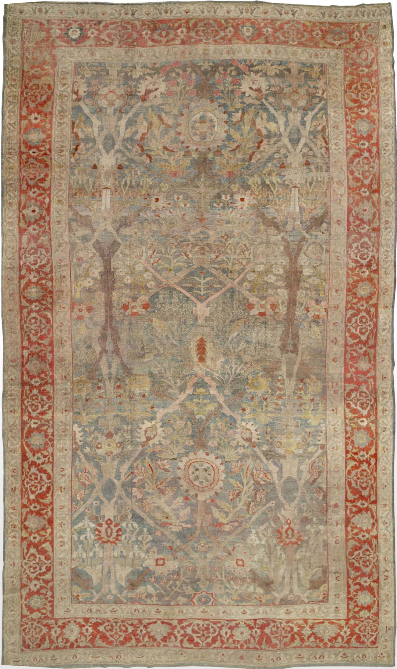 Antique Persian Bidjar Oversize Carpet, No.31358 - Gsblank