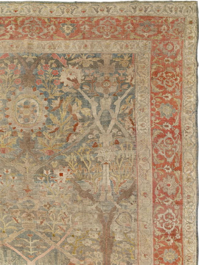 Antique Persian Bidjar Oversize Carpet, No.31358 - Gsblank
