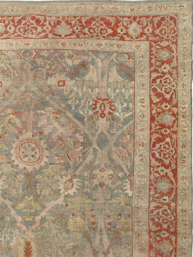Antique Persian Bidjar Oversize Carpet, No.31358 - Gsblank