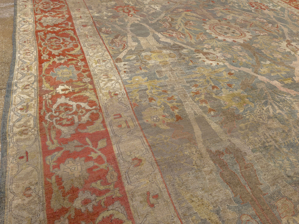 Antique Persian Bidjar Oversize Carpet, No.31358 - Gsblank