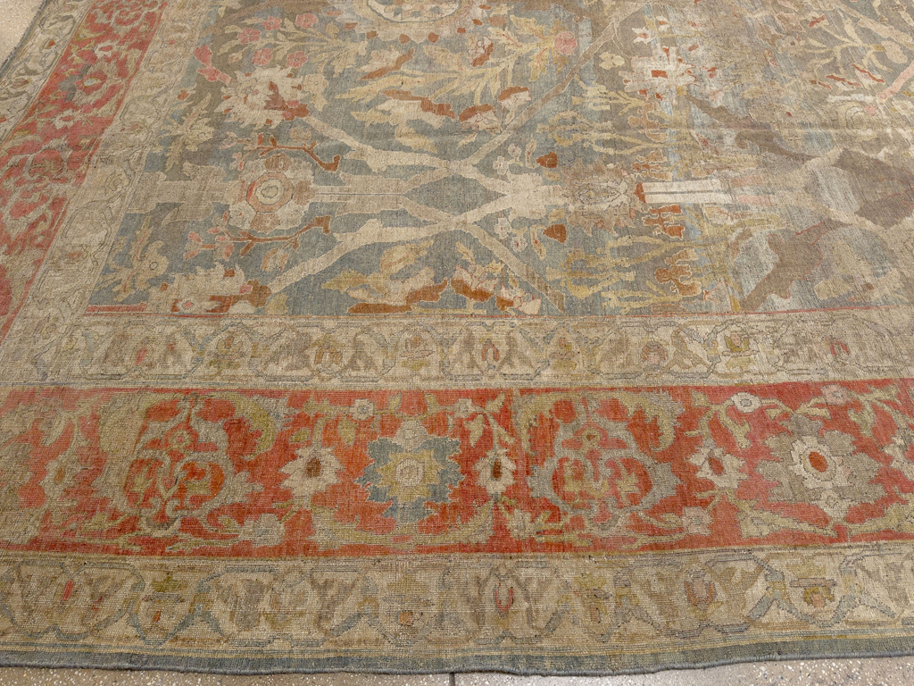 Antique Persian Bidjar Oversize Carpet, No.31358 - Gsblank