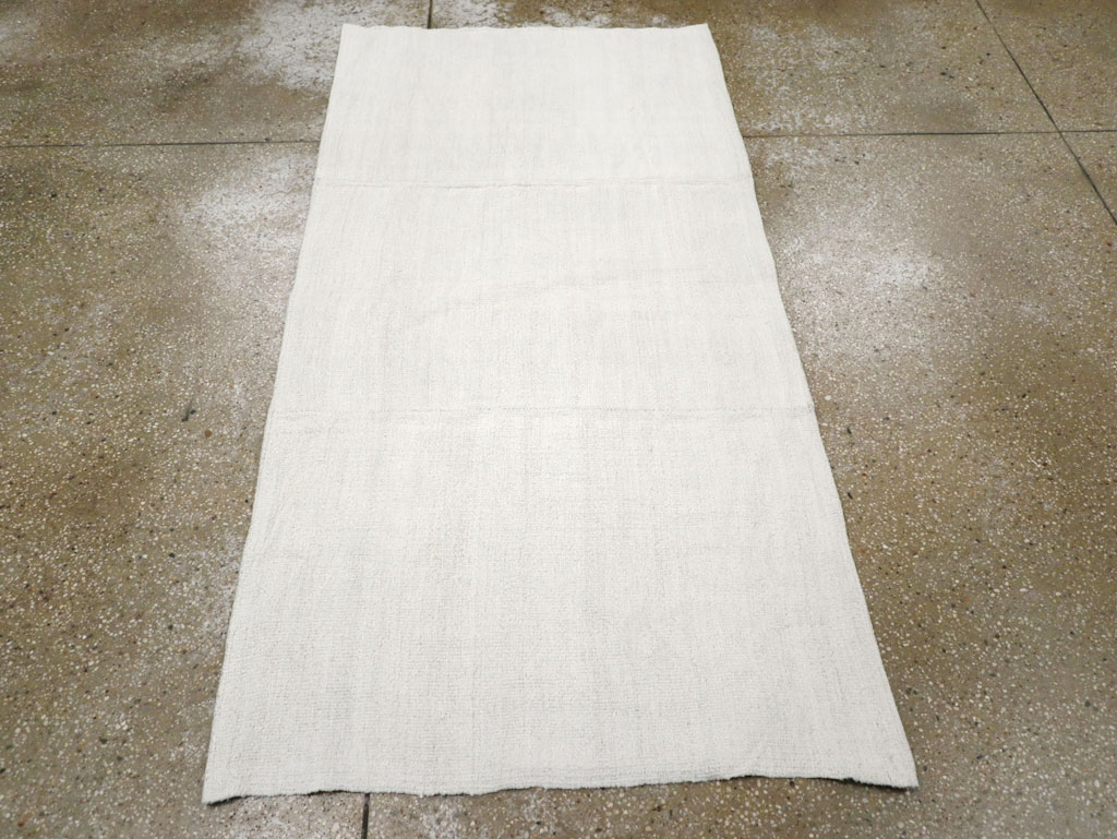 Vintage Turkish Flatweave Kilim Throw Rug, No.31362 - Gsblank