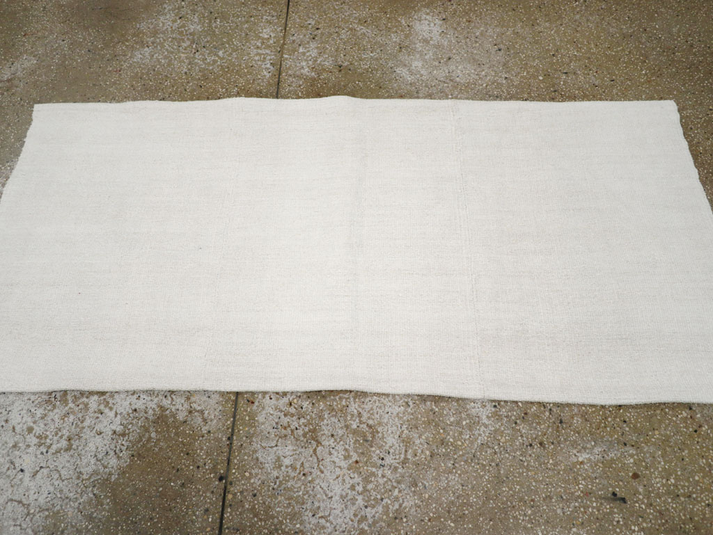 Vintage Turkish Flatweave Kilim Throw Rug, No.31363 - Gsblank