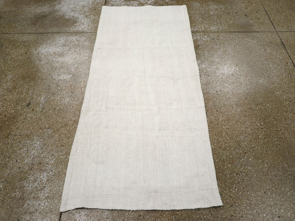 Vintage Turkish Flatweave Kilim Throw Rug, No.31364 - Gsblank