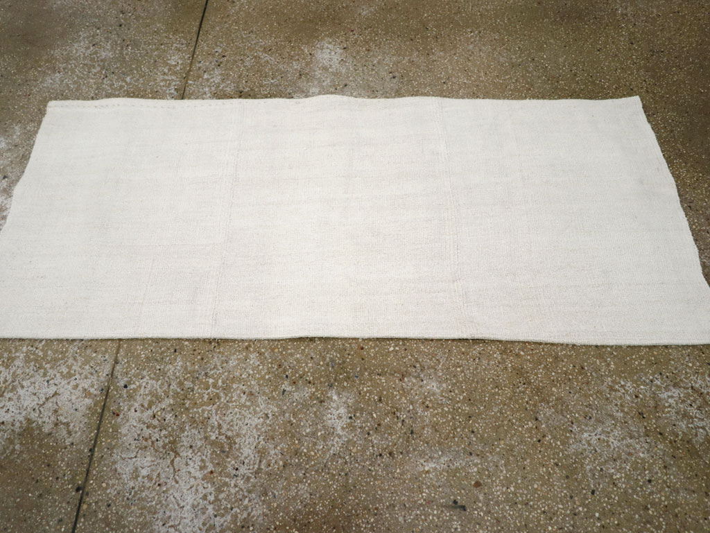 Vintage Turkish Flatweave Kilim Throw Rug, No.31364 - Gsblank