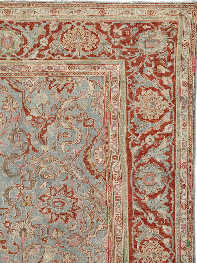 Antique Persian Malayer Room Size Carpet, No.31369 - Gsblank