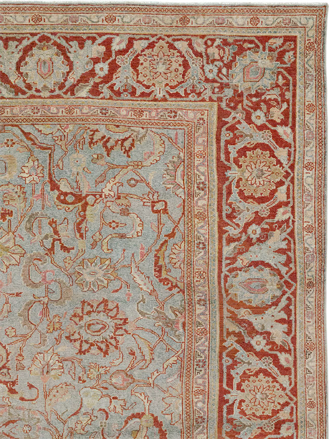 Antique Persian Malayer Room Size Carpet, No.31369 - Gsblank