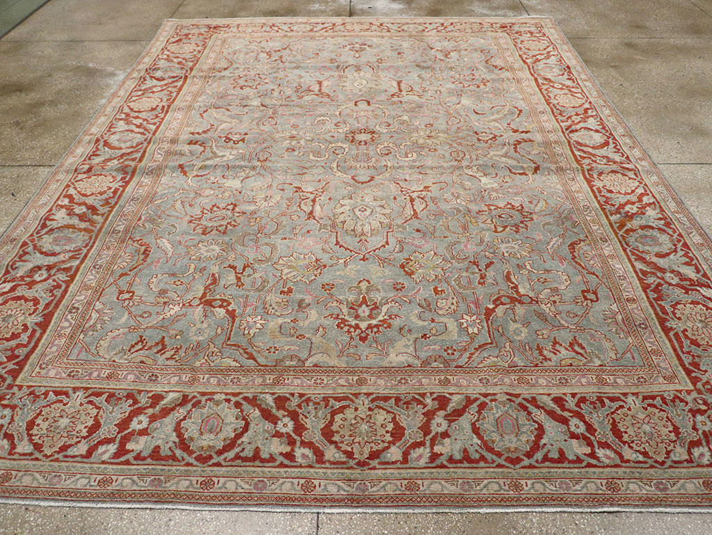 Antique Persian Malayer Room Size Carpet, No.31369 - Gsblank