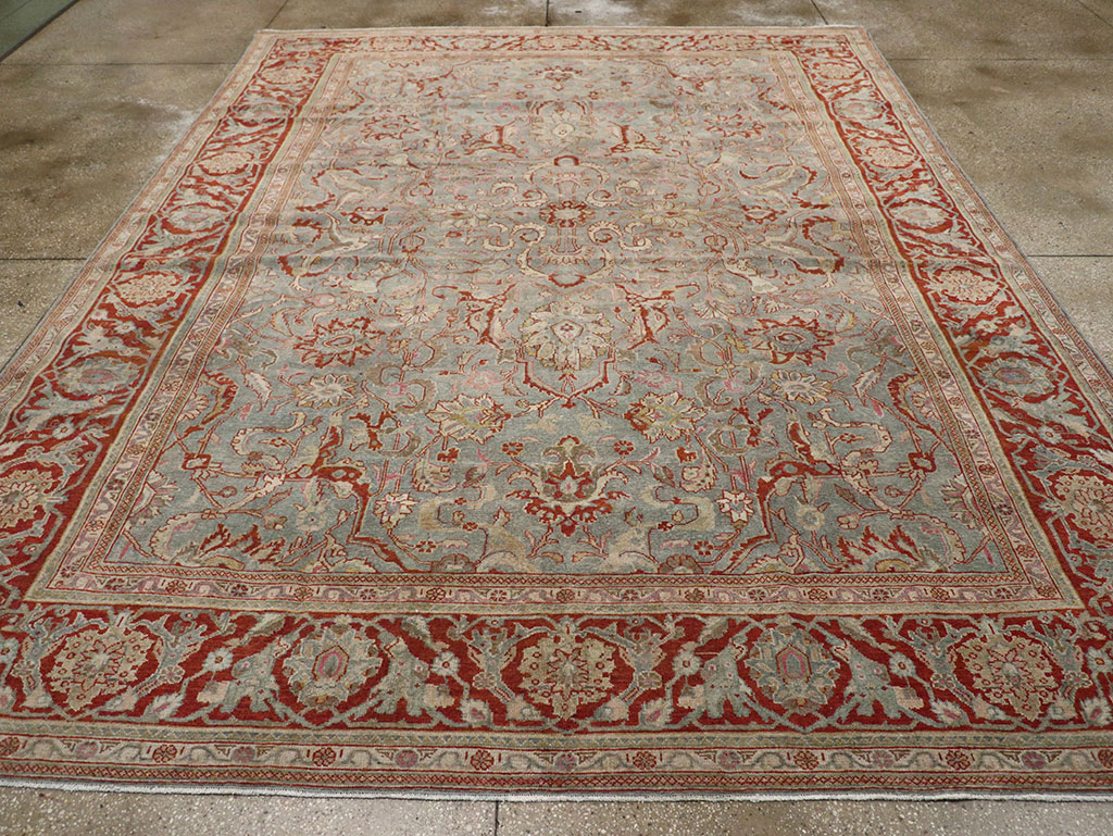 Antique Persian Malayer Room Size Carpet, No.31369 - Gsblank