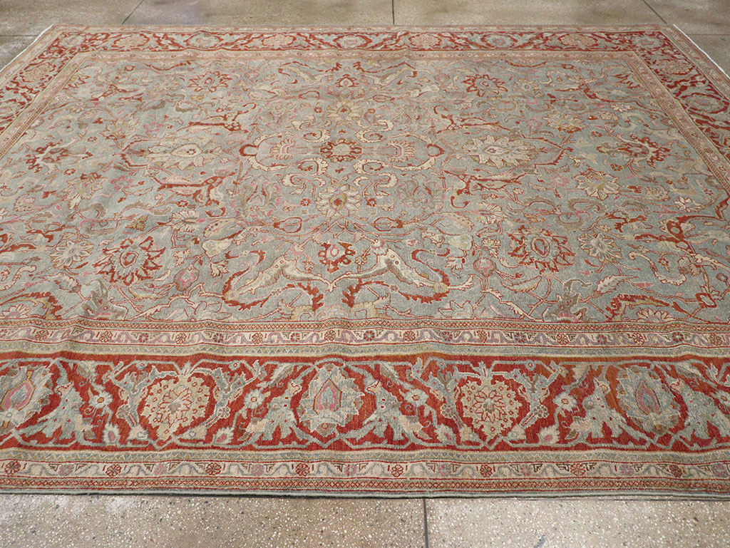 Antique Persian Malayer Room Size Carpet, No.31369 - Gsblank