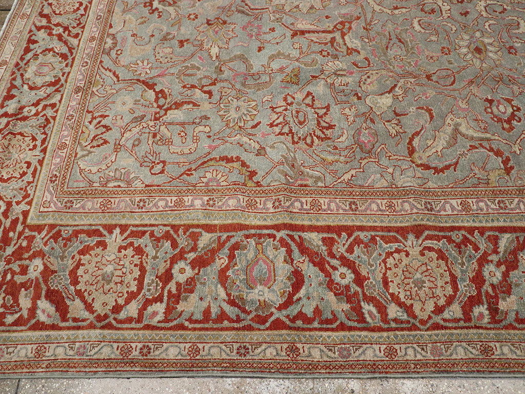 Antique Persian Malayer Room Size Carpet, No.31369 - Gsblank