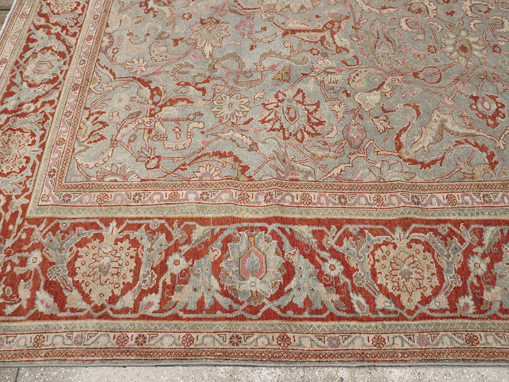 Antique Persian Malayer Room Size Carpet, No.31369 - Gsblank