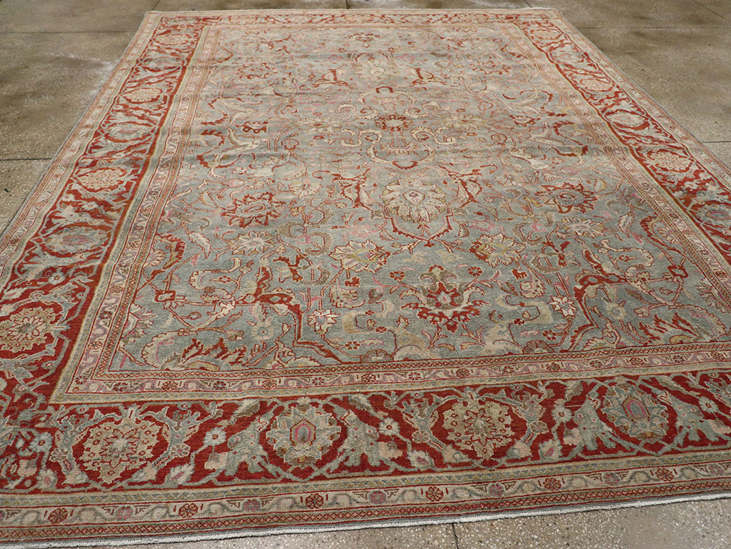 Antique Persian Malayer Room Size Carpet, No.31369 - Gsblank